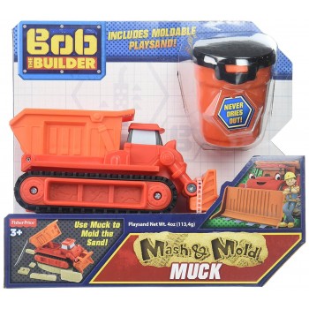 Mattel Μπομπ Ο Μάστορας Όχημα Με Άμμο Mash & Mold Muck DGY43 / DMM53 887961283044