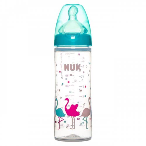 NUK New Classic Baby Bottle 250Ml 1 (6-18 Months) - 3 Designs 10741625 4008600211266