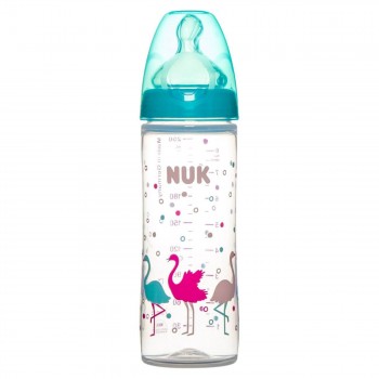 NUK New Classic Baby Bottle 250Ml 1 (6-18 Months) - 3 Designs 10741625 4008600211266