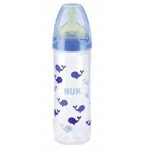 NUK First Choice Baby Bottle Polypropylene 250Ml (6-18 Months) Latex - 3 Designs 10741646 4008600213383