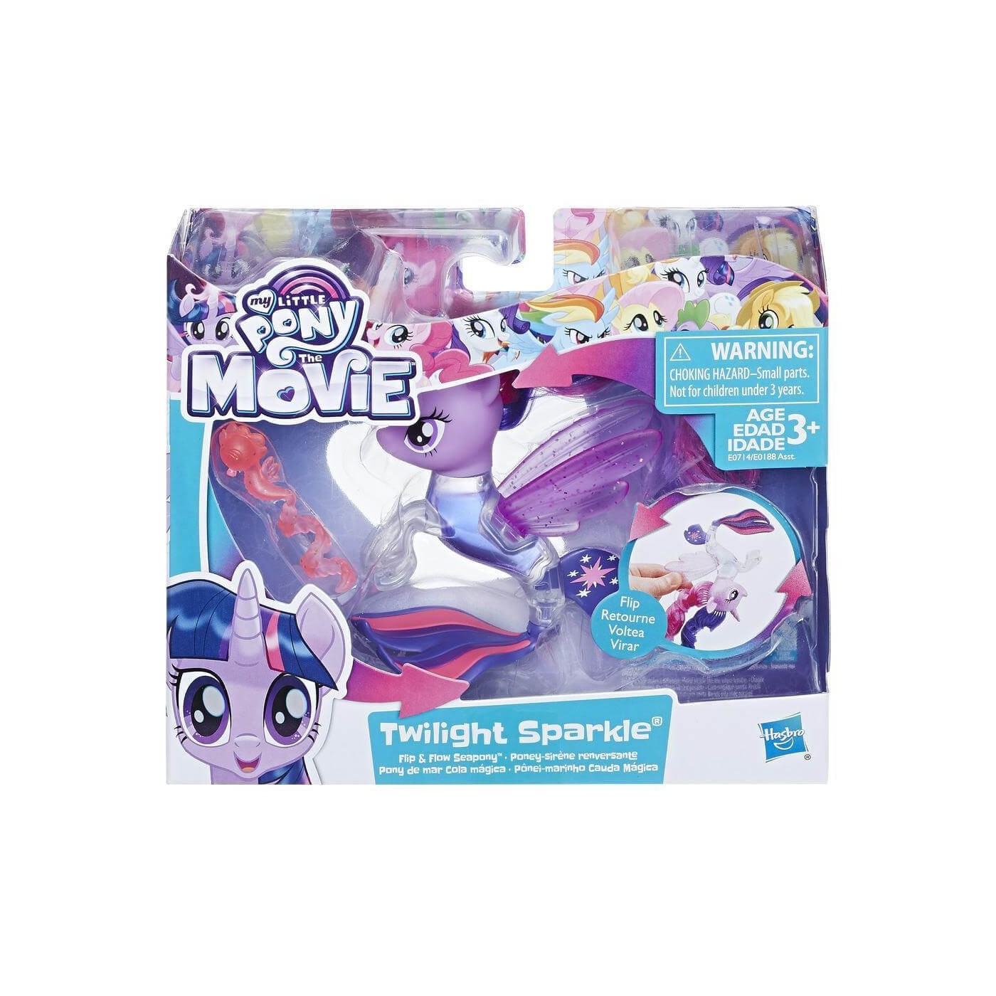 Hasbro My Little Pony The Movie Twilight Sparkle Flip & Flow Seapony ...