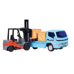 Toys-shop Choice Friction Αυτοκούρδιστο Τριβής Κλαρκ Με Φορτηγό Ανοικτού Τύπου JA060529 6990416605293