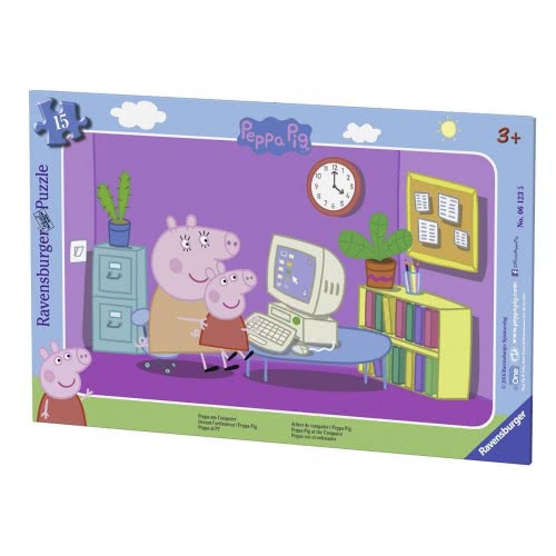 Ravensburger 15 Pcs Frame Puzzle Peppa Pig 06123 4005556061235