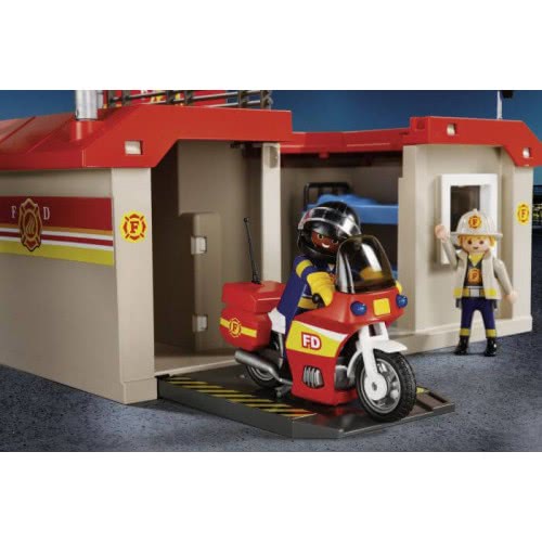 Playmobil Βαλιτσάκι Πυροσβεστικός Σταθμός 5663 4008789056634