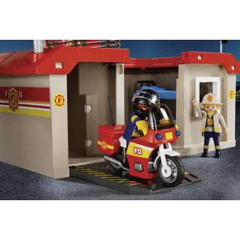 Playmobil Βαλιτσάκι Πυροσβεστικός Σταθμός 5663 4008789056634