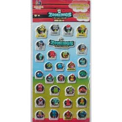 Diakakis imports Αυτοκόλλητα Zomlings Puffy 0401289 5205698193552