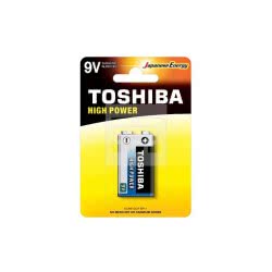 TOSHIBA Αλκαλικές Μπαταρίες 9V High Power 152653 4904530592157