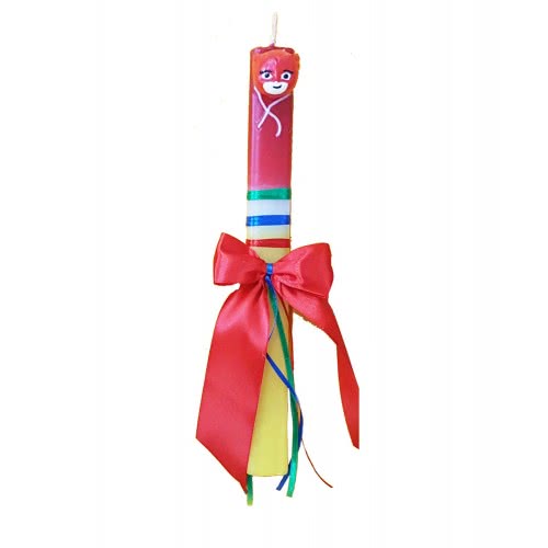 Λαμπάδες Decor Easter Candle Mask Man, Red 503-red 5212016800269