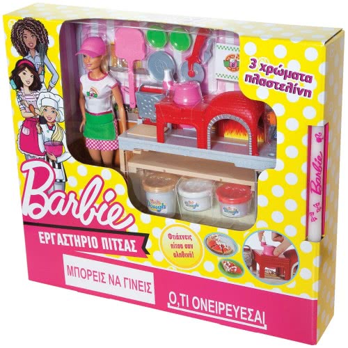 Mattel Λαμπάδα Barbie Σεφ - Εργαστήριο Πίτσας GDJ52 887961744668