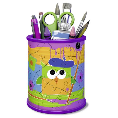 Ravensburger 3D Puzzle 54 Pcs Pencil Case Owls 80183 4005556801831