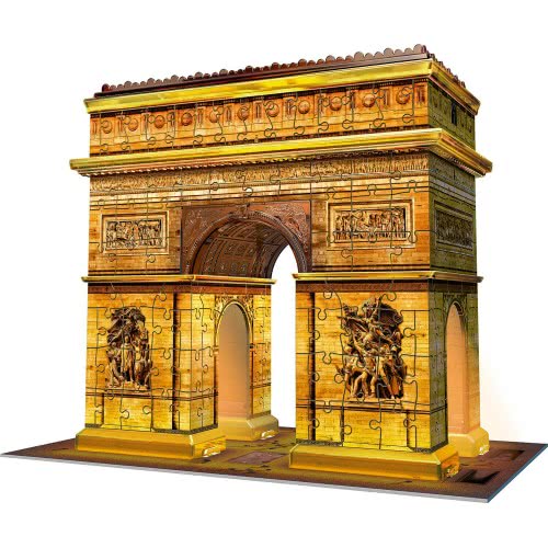 Ravensburger 3D Puzzle Night Edition 216 Pcs Arch Of Triumph 12522 4005556125227