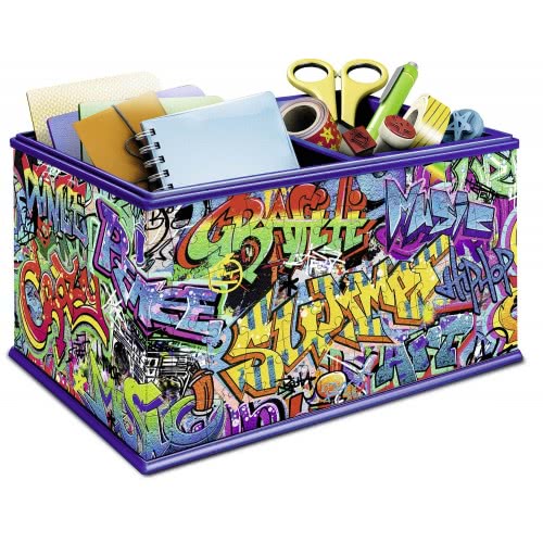 Ravensburger 3D Puzzle 216 Τεμ. Κουτί Αποθήκευσης Graffiti 12111 4005556121113