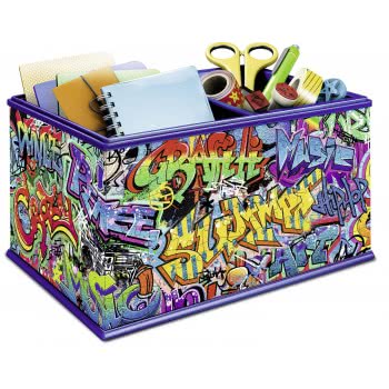 Ravensburger 3D Puzzle 216 Τεμ. Κουτί Αποθήκευσης Graffiti 12111 4005556121113