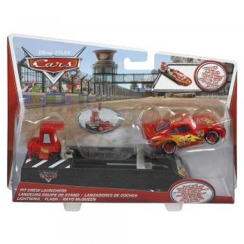 Mattel Disney/Pixar Cars Pit Crew Launcher Mcqueen Εκτοξευτής Y7886 / Y7887 746775245948
