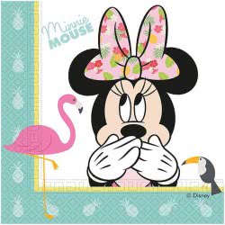 PROCOS Minnie Tropical Disney Χαρτοπετσέτες 33X33εκ. - 20Τμχ 089232 5201184892329