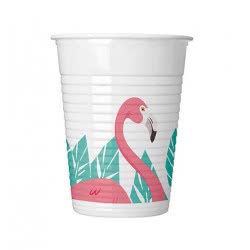 PROCOS Ποτήρια Πλαστικά Flamingo 200Ml - 8Τμχ 089593 5201184895931