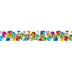 PROCOS Banner The Party Is Here Ballons Fiesta - 3Pc 009718 5201184097182