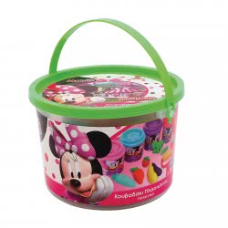 As company Dough Bucket With 4 Pots - 3D Caps And 8 Tools 200Gr For Ages 3+ 1045-03571 5203068035716