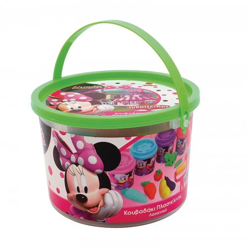 As company Πλαστελίνη Minnie Κουβαδάκι Με Βαζάκια Καπάκια Καλουπάκια Και Εργαλεία 200Gr 1045-03571 5203068035716