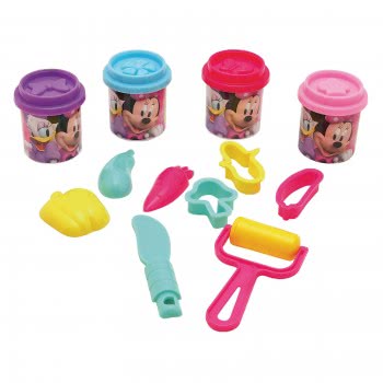 As company Dough Bucket With 4 Pots - 3D Caps And 8 Tools 200Gr For Ages 3+ 1045-03571 5203068035716