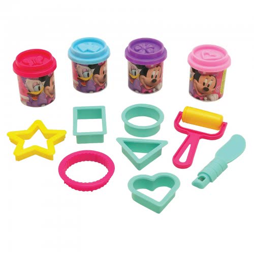 As company Dough Bucket With 4 Pots - 3D Caps And 8 Tools 200Gr For Ages 3+ 1045-03571 5203068035716