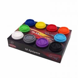 As company Dough Set With 10 Pots And 3D Caps 500Gr For Ages 3+ 1045-03576 5203068035761
