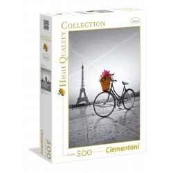 Clementoni Puzzle High Quality Collection With Flowers In Paris 500 Pcs 1220-35014 8005125350148
