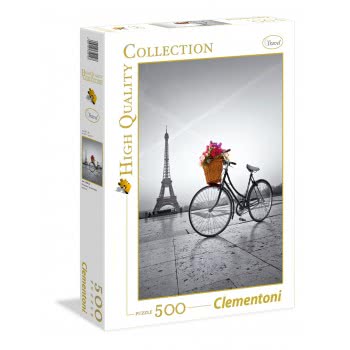 Clementoni Puzzle High Quality Collection With Flowers In Paris 500 Pcs 1220-35014 8005125350148