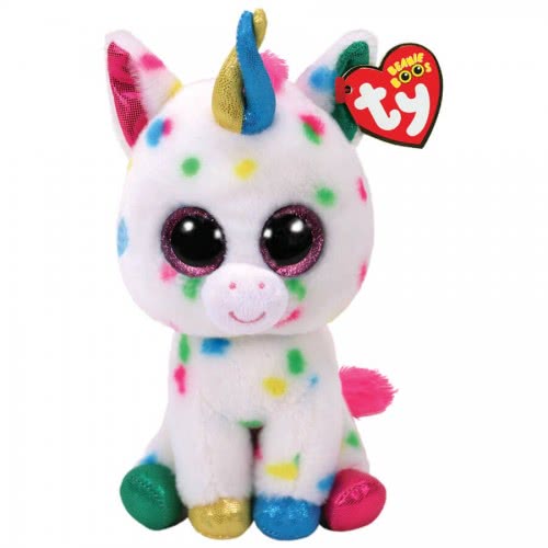 ty Beanie Boos Harmonie Χνουδωτό Μονόκερος Λευκός 15Εκ 1607-36898 008421368983