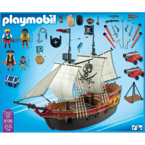 Playmobil Πειρατική Φρεγάτα 5135 4008789051356