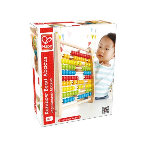Hape Rainbow Bead Abacus E0412A 6943478002593