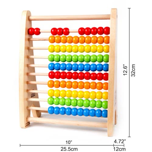 Hape Rainbow Bead Abacus E0412A 6943478002593