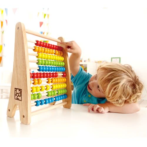 Hape Rainbow Bead Abacus E0412A 6943478002593
