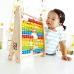 Hape Rainbow Bead Abacus Πολύχρωμος Άβακας 10 Στηλών E0412A 6943478002593