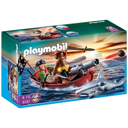 Playmobil Πειρατική Βάρκα Και Καρχαρίας 5137 4008789051370