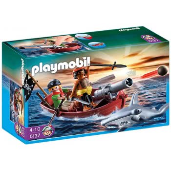 Playmobil Πειρατική Βάρκα Και Καρχαρίας 5137 4008789051370