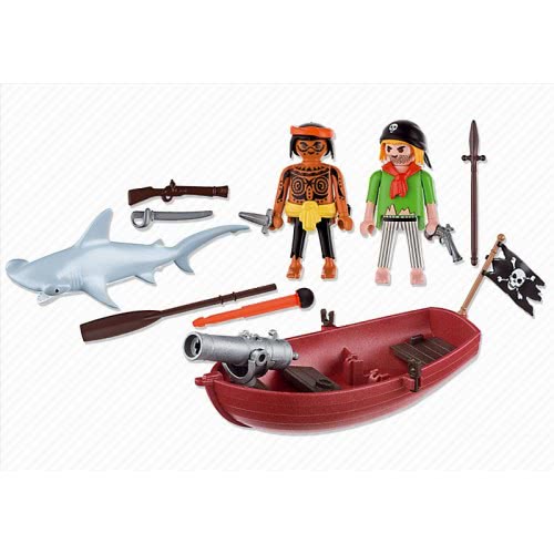 Playmobil Πειρατική Βάρκα Και Καρχαρίας 5137 4008789051370