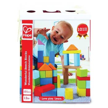 Hape Wooden Blocks 101Pcs E8247 6943478018525