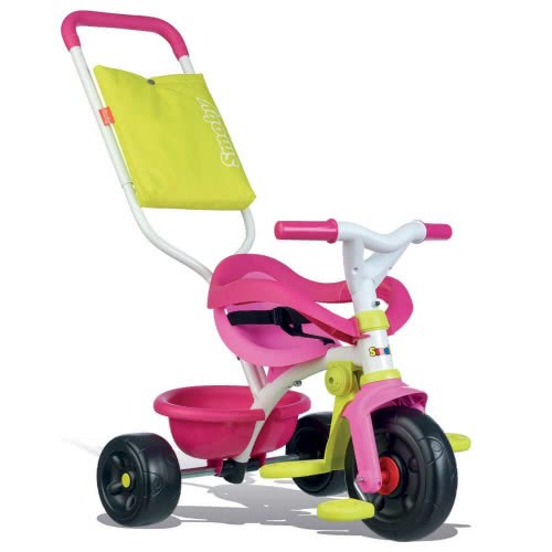 Smoby Παιδικό Ποδήλατο Τρίκυκλο Be Fun Comfort Pink 740406 3032167404060