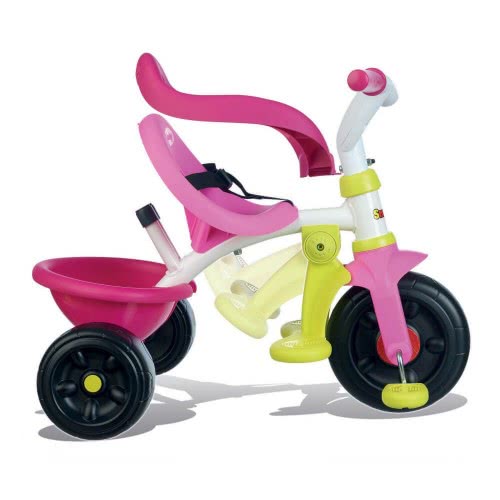 Smoby Παιδικό Ποδήλατο Τρίκυκλο Be Fun Comfort Pink 740406 3032167404060