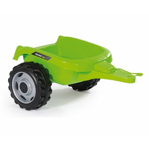 Smoby Farmer Max Green Tractor With Trailer 710109 3032167101099