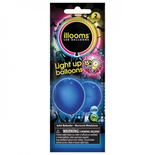 Giochi Preziosi Illooms - Φωτεινά Μπαλόνια LED 2Τμχ - 6 Χρώματα LLM06000 8056379047483