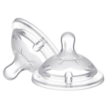 Chicco Silicon Nipple Natural Feeling, Adjustable Flow, 4M+ - 2Pcs B50-81035-20 8058664008247