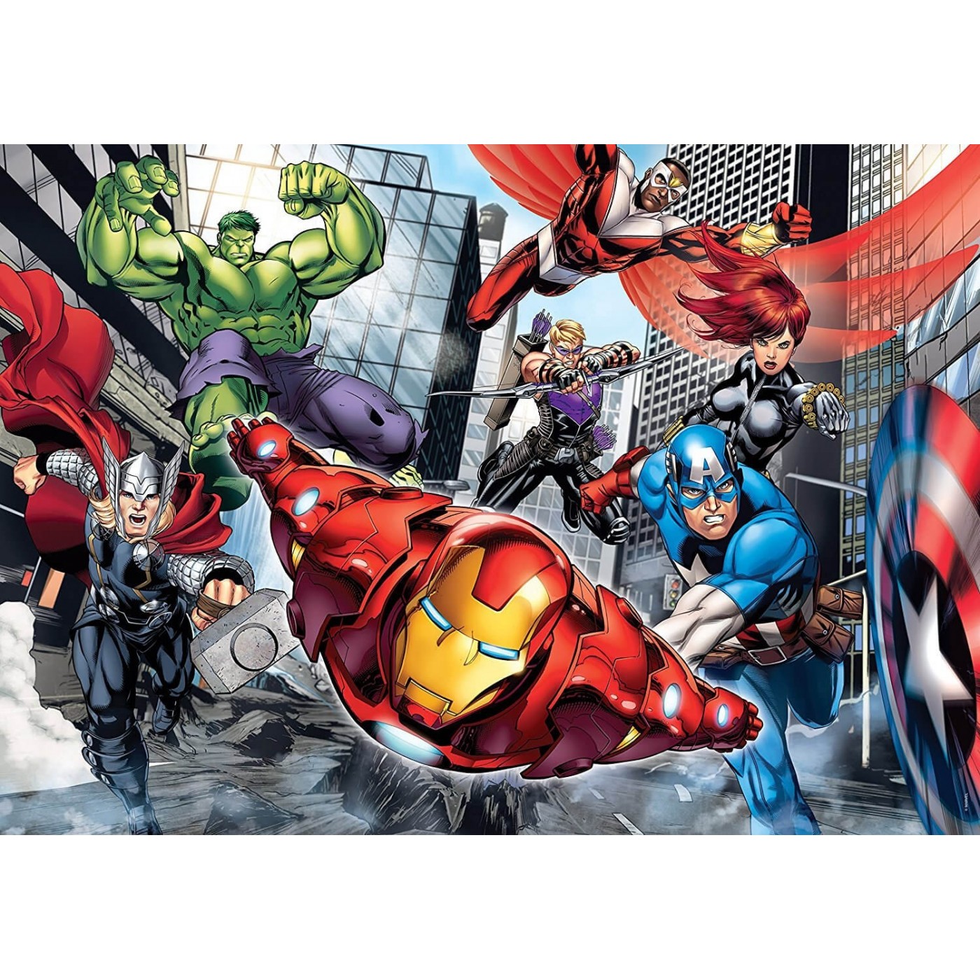 Clementoni Puzzle 24Pc Maxi Super Color Marvel - We Are The Avengers ...