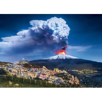 Clementoni Puzzle 1000Pc High Quality Collection Etna Volcano 39453 8005125394531