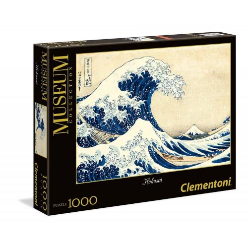 Clementoni Puzzle Museum Collection Hokusai: The Big Wave 1000 Pcs 1260-39378 8005125393787