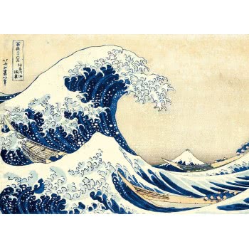 Clementoni Puzzle Museum Collection Hokusai: The Big Wave 1000 Pcs 1260-39378 8005125393787