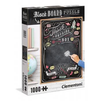 Clementoni Puzzle Blackboard Think Outside The Box 1000 Pcs 1260-39468 8005125394685