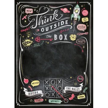 Clementoni Puzzle Blackboard Think Outside The Box 1000 Pcs 1260-39468 8005125394685