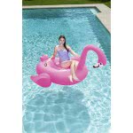 Bestway Pink Inflatable Giant Mega Supersized Flamingo Rider Swimming Lounge Float Pool Toy 41108 6942138939125